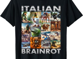 Brainrot Meme Italian Brain Rot Italian Brainrot T-Shirt
