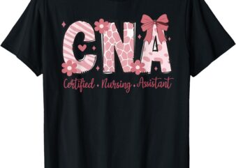 CNA Week Nursing Stethoscope Coquette Bow CNA Week Nursing T-Shirt