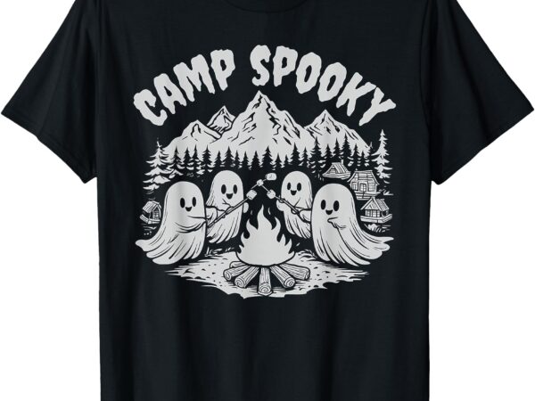 Camp spooky summerween summer halloween cute ghost t-shirt