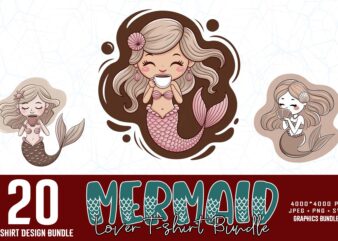 Popular 20 abstract mermaid t-shirt design – download instantly