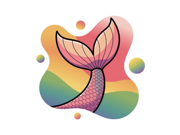 Trendy retro mermaid t-shirt design – download instantly retro vintage tee Trendy retro mermaid t-shirt design – download instantly retro vintage tee