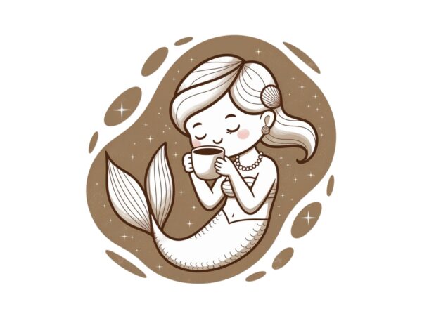 Colourful vintage mermaid t-shirt design download instantly retro vintage t-shirt Colourful vintage mermaid t-shirt design download instantly retro vintage t-shirt