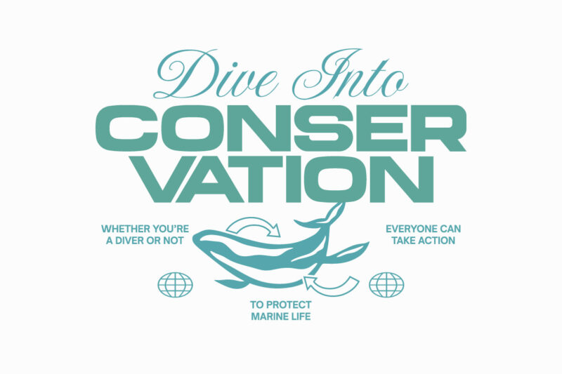 Marine Environment and Sea Life T-shirt Designs Bundle