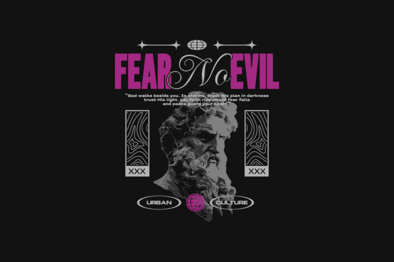 Christian Urban Streetwear T-shirt Designs Bundle