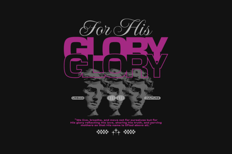 Christian Urban Streetwear T-shirt Designs Bundle