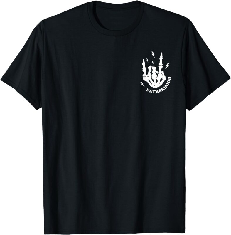 Fatherhood Some Days I Rock It Father’s Day Skeleton Dad T-Shirt