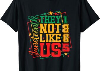 Funny Juneteenth 1865 They Don’t Like Us, Retro Juneteenth T-Shirt