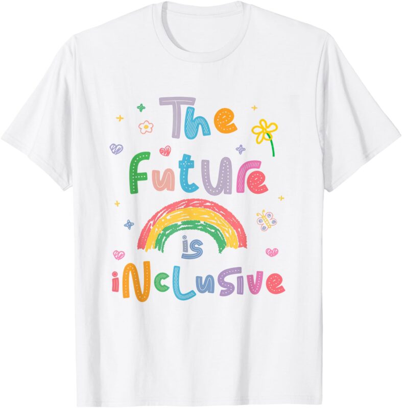 Future is Inclusive Rainbow Pride Toddler LGBTQ+ Kids T-Shirt