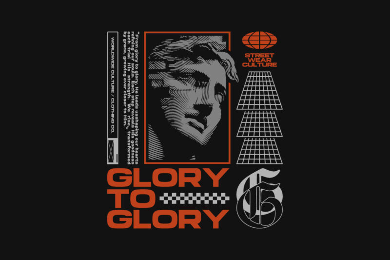 Christian Urban Streetwear T-shirt Designs Bundle