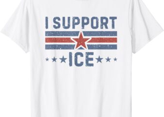 I Support ICE – Vintage T-Shirt