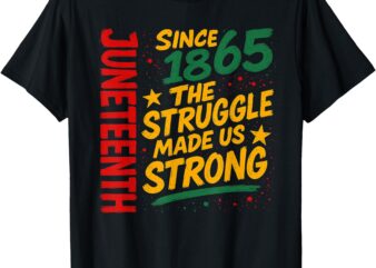 Juneteenth 1865 Black History Month Men T-Shirt