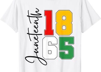 Juneteenth 2025 Women Men African American Juneteenth 1865 T-Shirt
