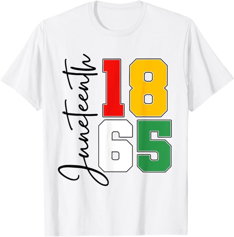 Juneteenth 2025 Women Men African American Juneteenth 1865 T-Shirt