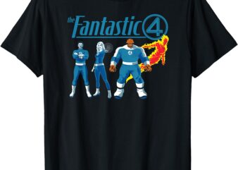 Marvel Studios The Fantastic Four_ First Steps Team Together T-Shirt