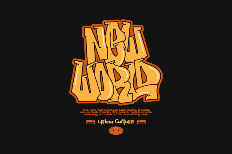 Urban Graffiti Street Style T-shirt Designs Bundle