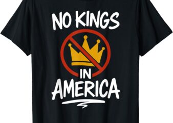 NO KINGS IN AMERICA No Crown T-Shirt