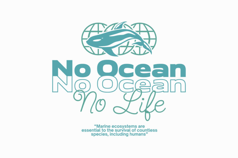 Marine Environment and Sea Life T-shirt Designs Bundle