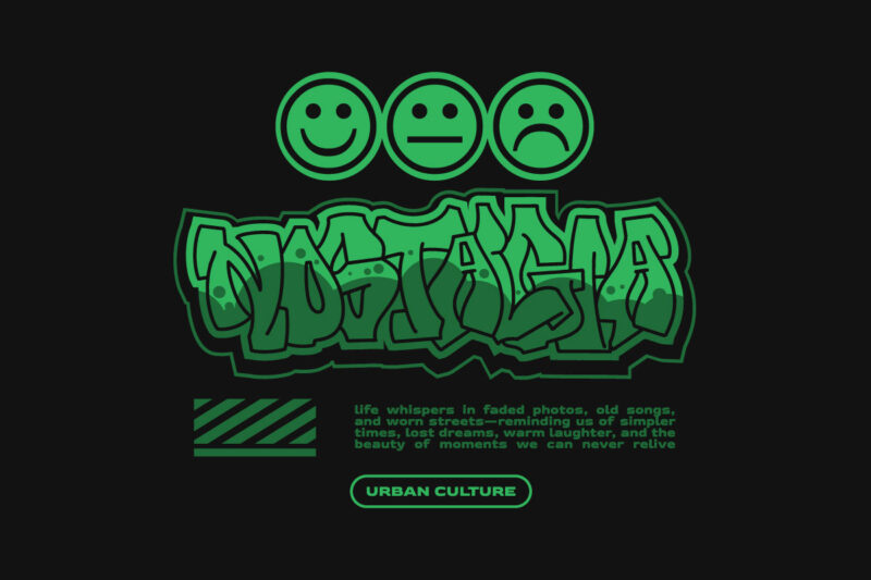 Urban Graffiti Street Style T-shirt Designs Bundle