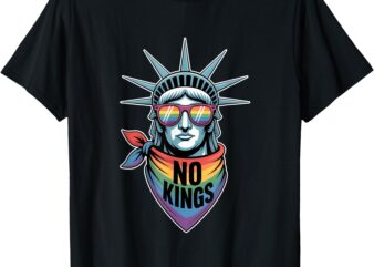 No Kings In America Statue Of Liberty Pride T-Shirt