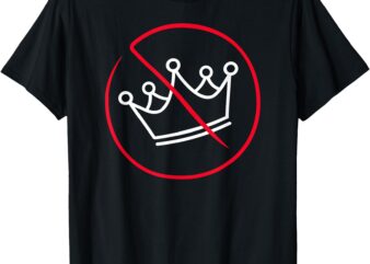 No Kings Protest Simple Drawing T-Shirt
