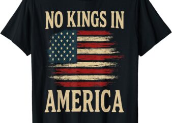 No Kings Vintage Patriotic Freedom Liberty Usa Liberty T-Shirt