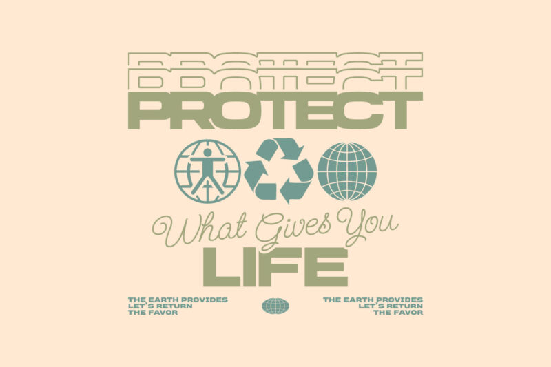 Environment T-shirt Designs Bundle