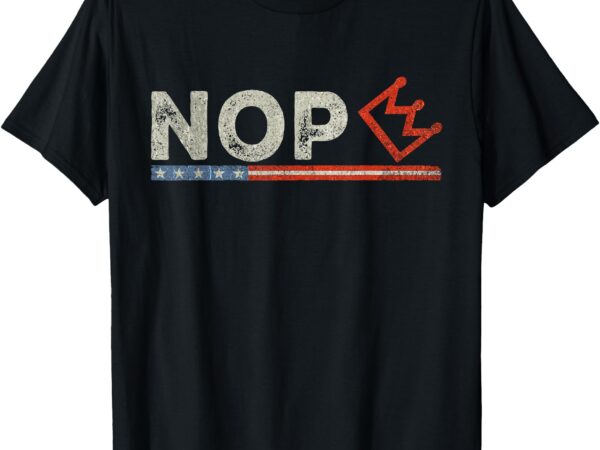 Patriotic pro-democracy protest june 14 no kings in america t-shirt