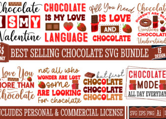 Chocolate Day T-Shirt Design bUndle,Chocolate T-Shirt Bundle,Chocolate Day SVG bUndle,Chocolate SVG Design