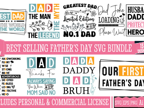 Father’s day t-shirt design bundle,dad svg bundle,father’s day svg design,father’s day ,daddy svg bundle