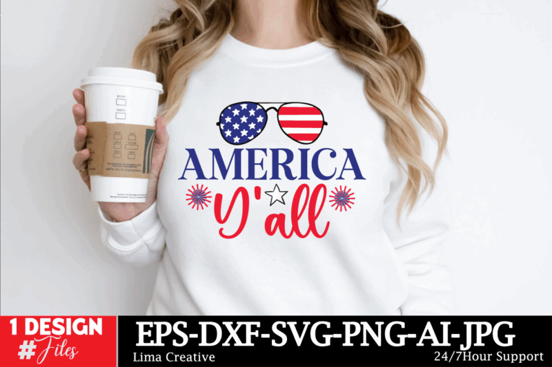 4th Of July T-shirt Design Bundle ,4th of July svg bundle, fourth of july svg, usa svg, america svg, patriotic svg, independence day svg, am
