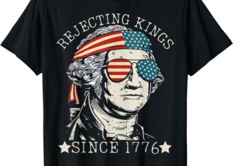 Rejecting Kings Since 1776 We The People george washington T-Shirt
