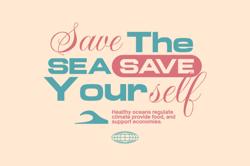 Marine Environment and Sea Life T-shirt Designs Bundle