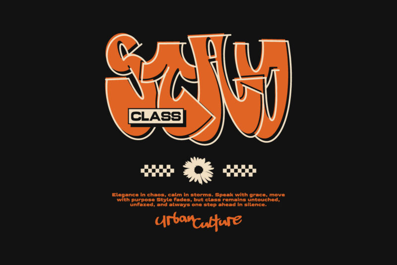 Urban Graffiti Street Style T-shirt Designs Bundle