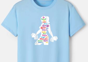 Women Gym Motivation Workout Motivational Fitness Lover Gift T-Shirt design