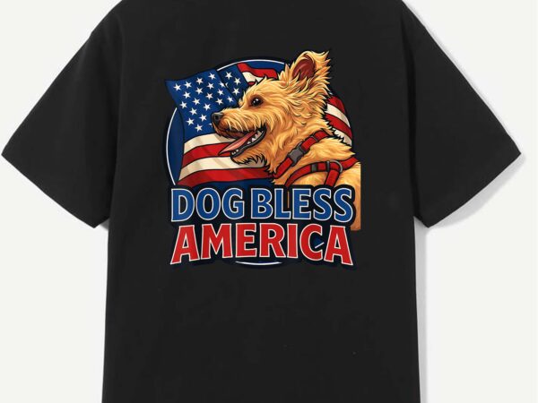 Funny retro patriotic pet tee t-shirt design