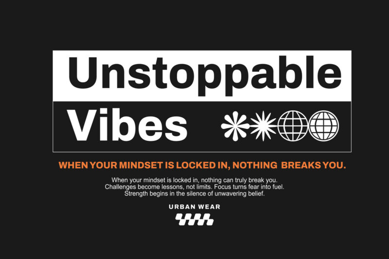 MINIMAL URBAN TYPOGRAPHY T-SHIRT DESIGNS BUNDLE