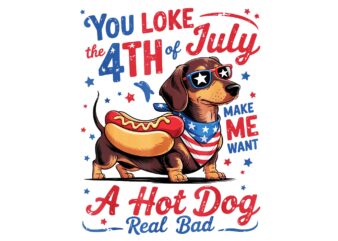 You Look Like The 4th Of July Want A Hot Dog Dachshund PNG