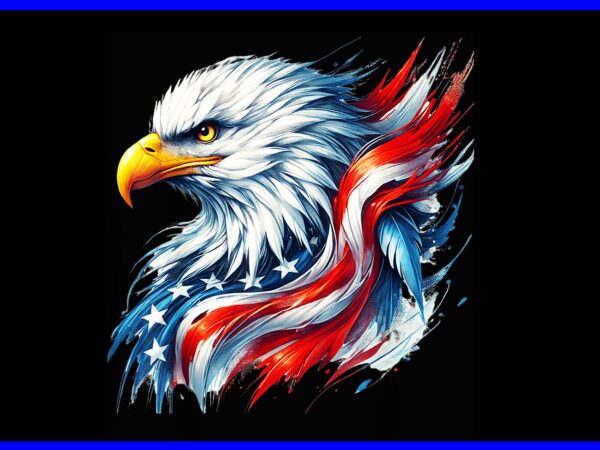4th of july usa flag bald eagle patriotic png, bald eagle 4th of july png