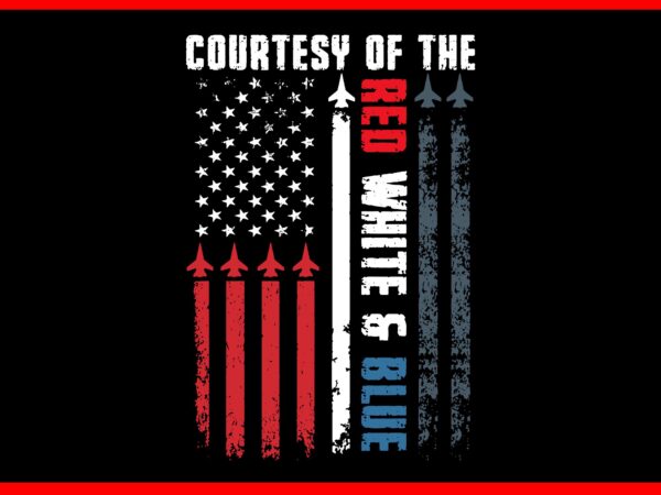 Courtesy of the red white and blue svg t shirt vector file