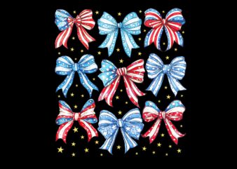 4th of july coquette bow png