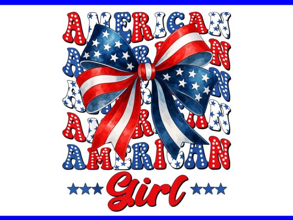4th of july american girl coquette usa flag png, 4th of july coquette png