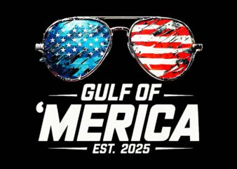 Gulf Of USA America 2025 Sunglasses 4th Of July PNG