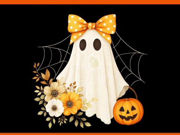Coquette flower ghost lace spooky halloween png, coquette flower ghost png t shirt vector file