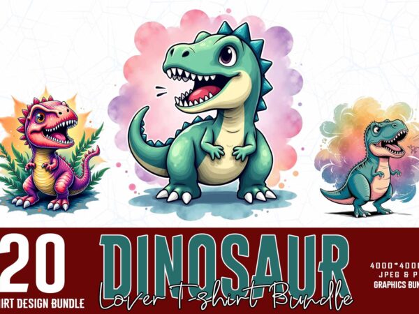 Trendy retro dinosaur t-shirt design – download instantly retro vintage tee illustration