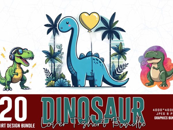 Trendy retro dinosaur t-shirt design – download instantly retro vintage tee