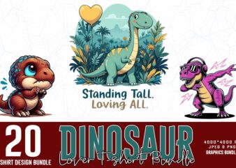 Colourful vintage dinosaur t-shirt design download instantly retro vintage t-shirt