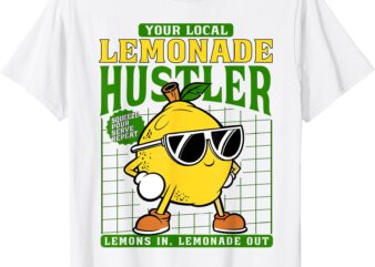 Your Local Lemonade Hustler Funny Lemon Stand Boss Kids T-Shirt