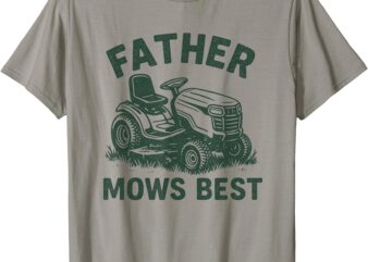 father mows best Retro T-Shirt