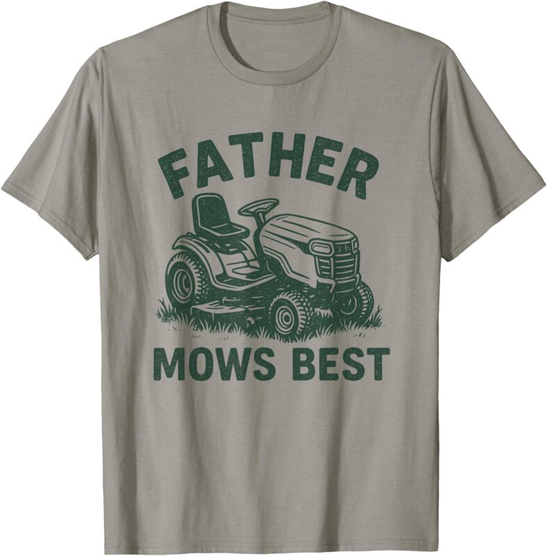 father mows best Retro T-Shirt