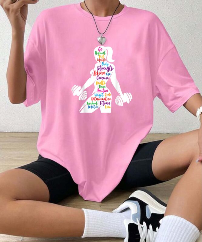 Women Gym Motivation Workout Motivational Fitness Lover Gift T-Shirt design